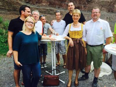 Mit Friedlinde Gurr-Hirsch MdL 
(2. v.r.)